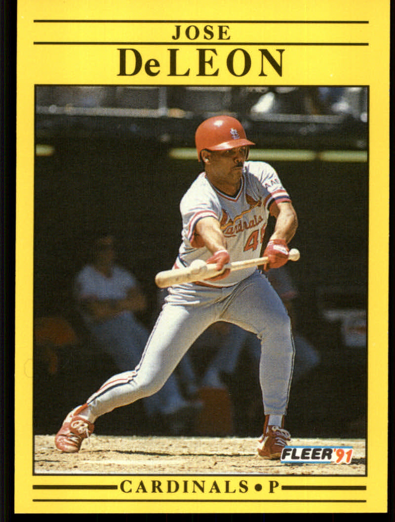 1991 Fleer Baseball "Main Set" Base Cards #481 to #720 - Bild 302 von 481