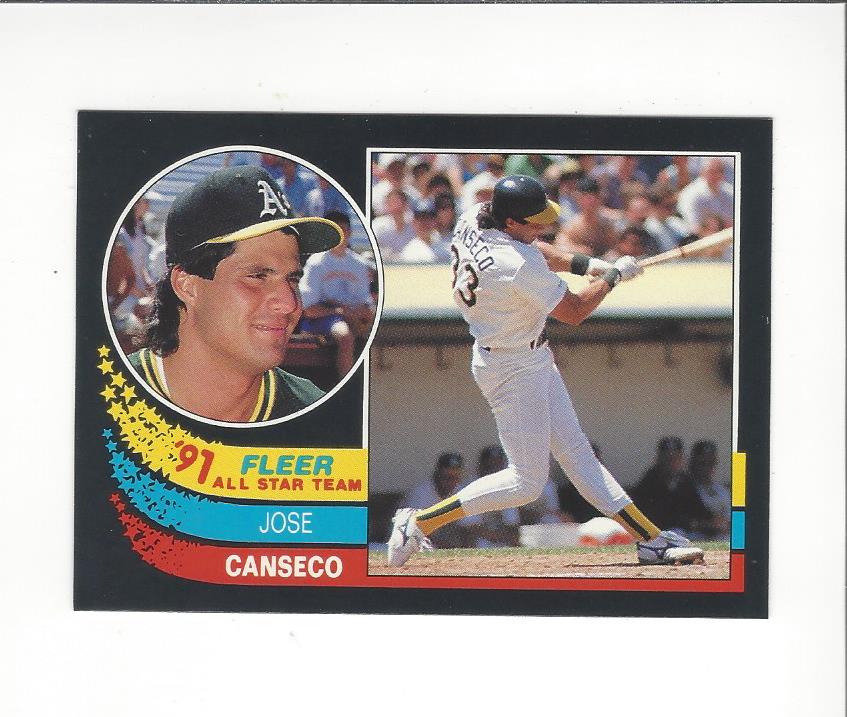 1991 Fleer All-Stars #8 Jose Canseco