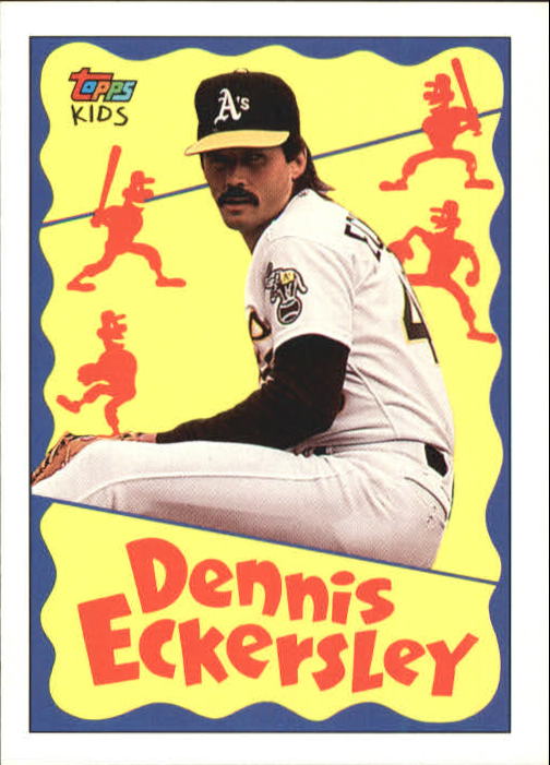  1991 Fleer Baseball Card #6 Dennis Eckersley