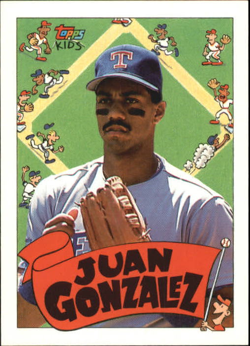 1992 Topps Kids #131 Juan Gonzalez