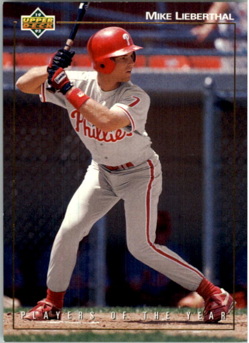 1992 Upper Deck Minors Player of the Year #PY17 Mike Lieberthal