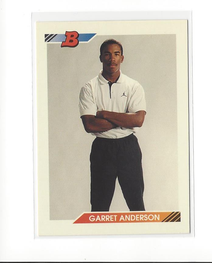 1992 Bowman #298 Garret Anderson RC