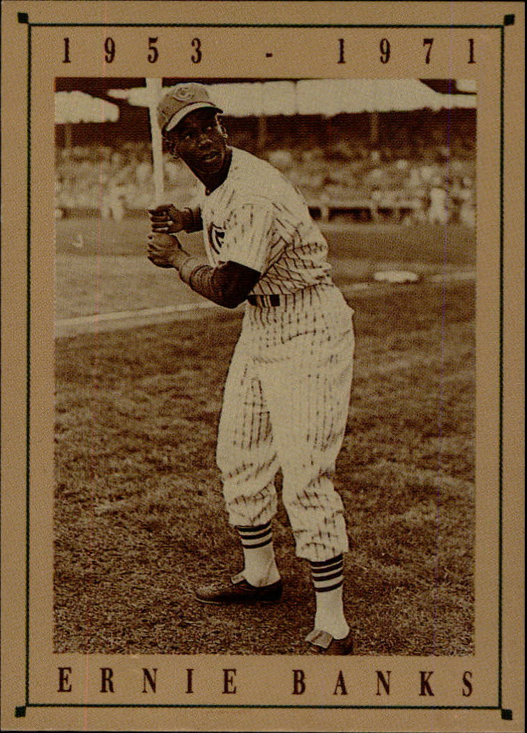 1992 Cubs Old Style #3 Ernie Banks