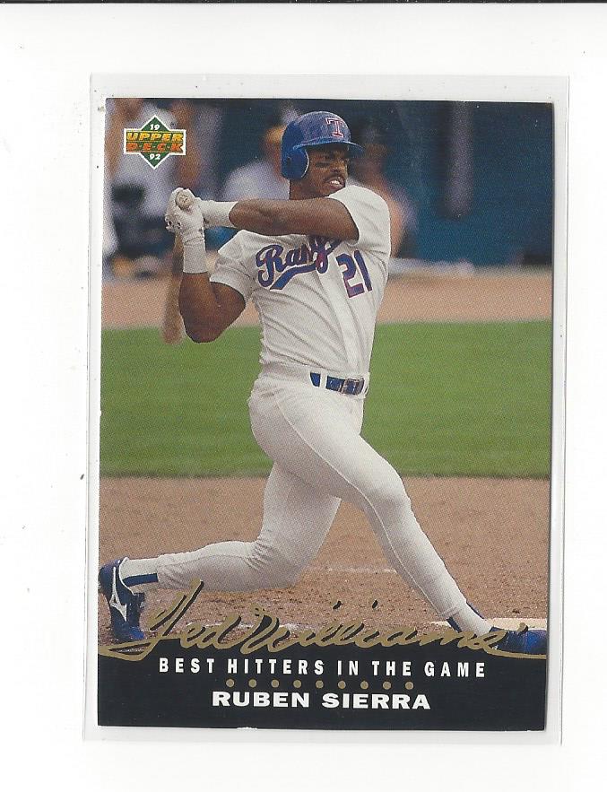 1992 Upper Deck Baseball Ted Williams Best Hitters Insert Singles - You Choose - Picture 10 of 25