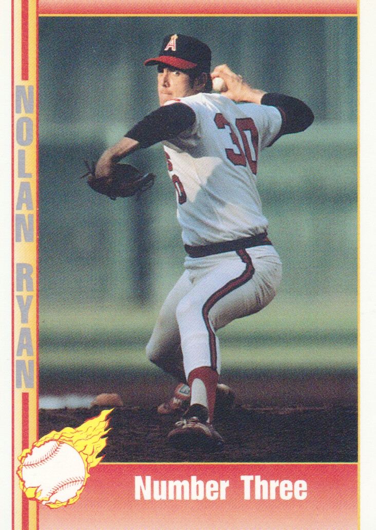 1992 Pacific Ryan Texas Express II #134 Nolan Ryan/Number Three