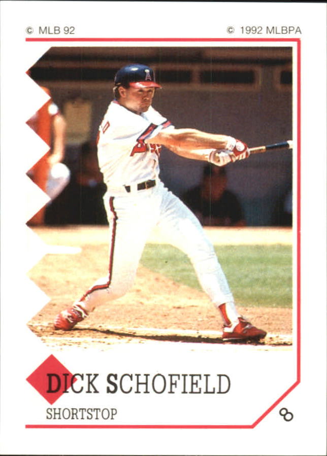 1992 Panini Stickers #8 Dick Schofield