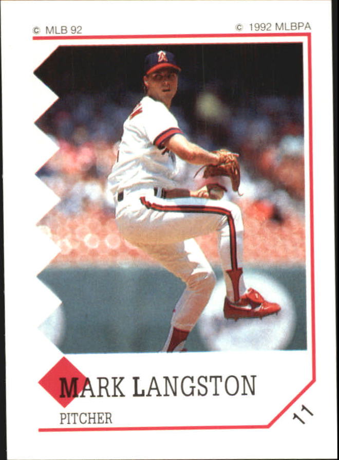 1992 Panini Stickers #11 Mark Langston