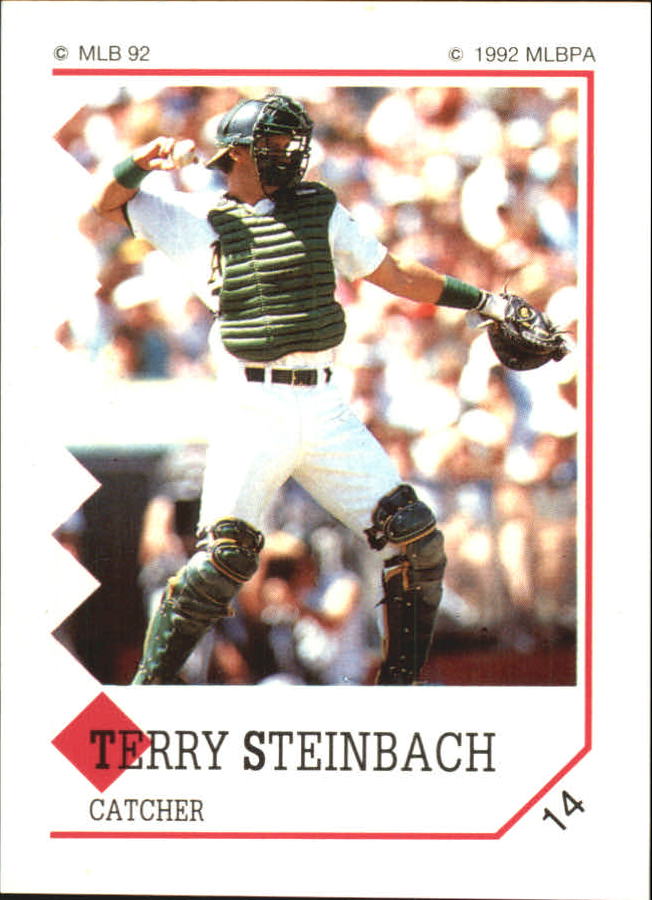 1992 Panini Stickers #14 Terry Steinbach
