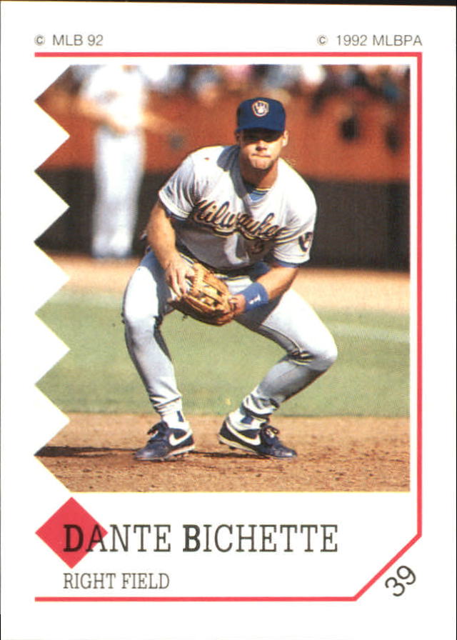 1992 Panini Stickers #39 Dante Bichette