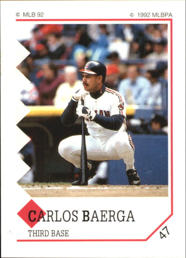 1992 Panini Stickers #47 Carlos Baerga