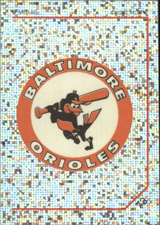 1992 Panini Stickers #73 Orioles Team Logo