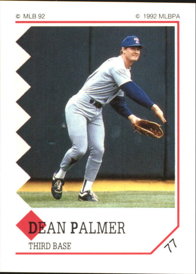 1992 Panini Stickers #77 Dean Palmer