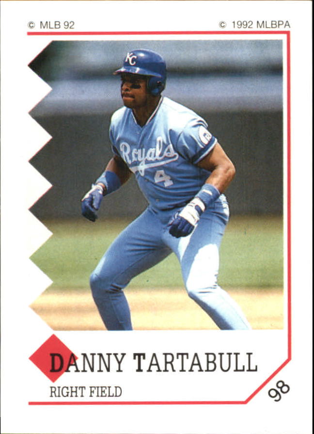 1992 Panini Stickers #98 Danny Tartabull