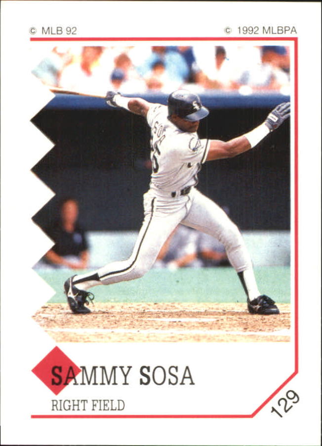 1992 Panini Stickers #129 Sammy Sosa