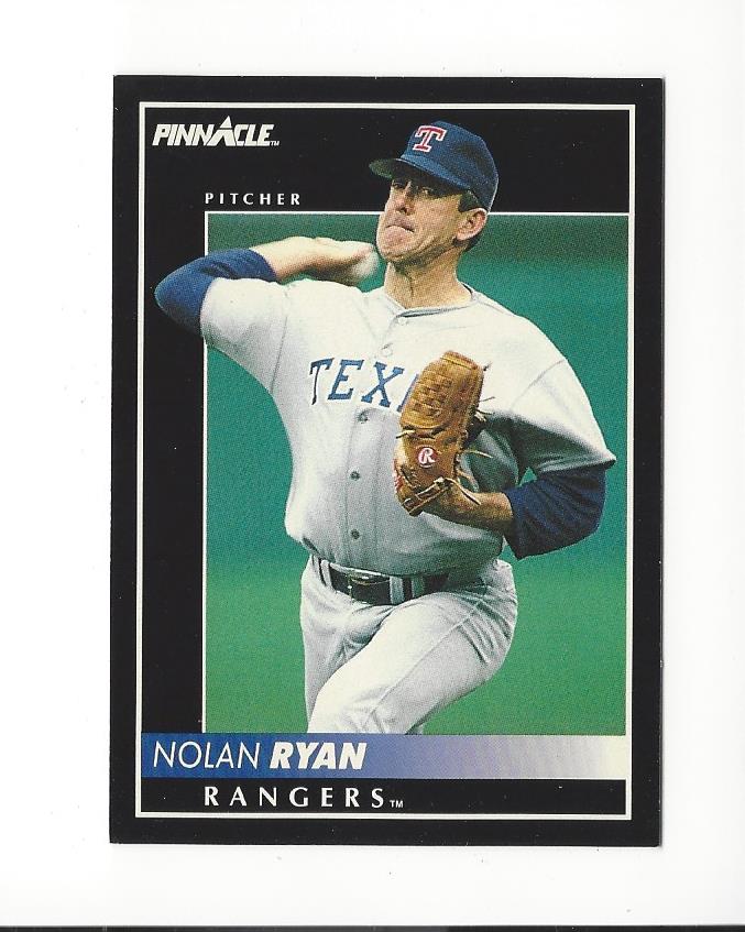 1992 Pinnacle #50 Nolan Ryan