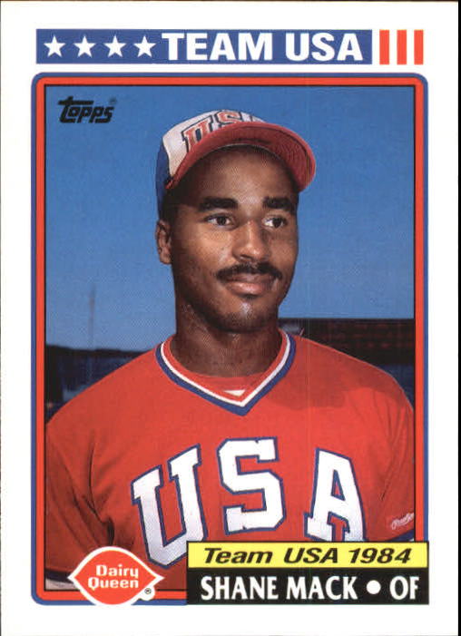 1992 Topps Dairy Queen Team USA 8 Shane Mack NMMT Burbank Sportscards Beckett Marketplace