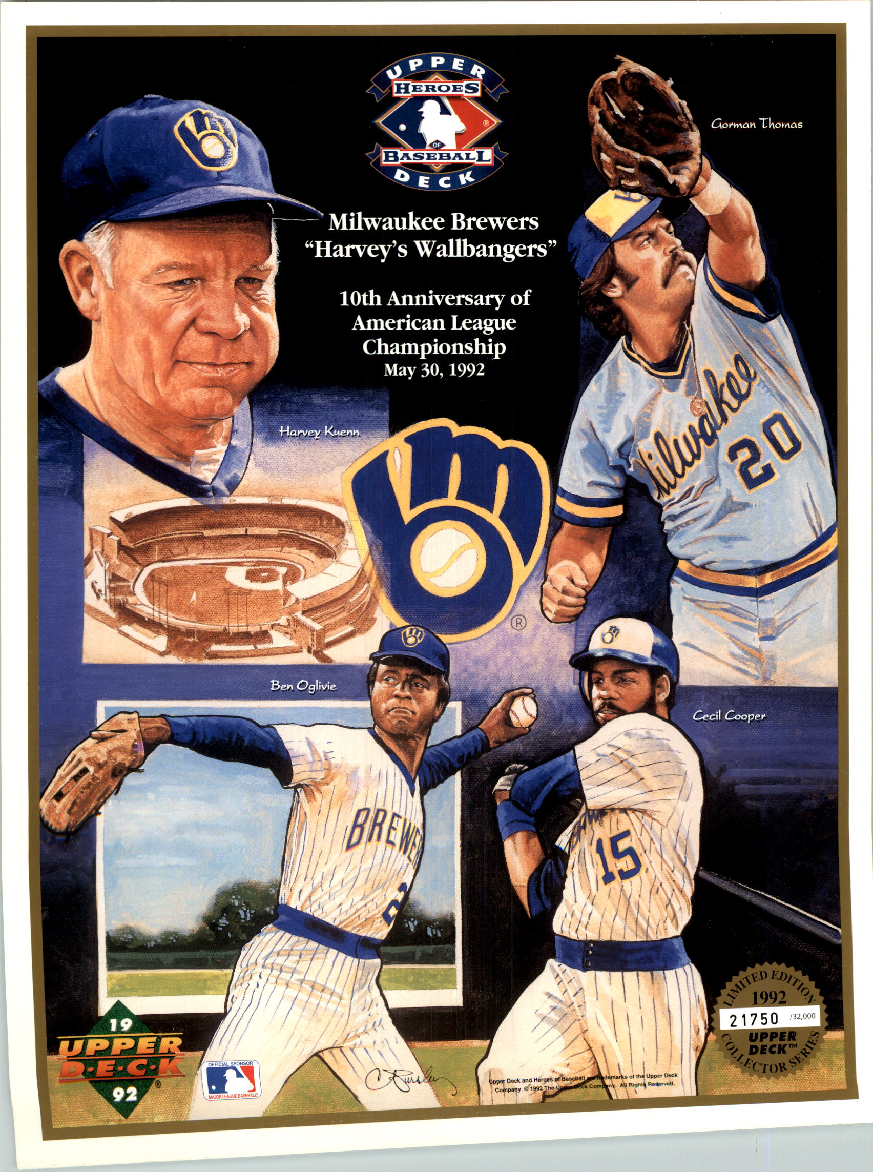 Ben Oglivie Milwaukee Brewers  Milwaukee brewers, Brewers, Baseball cards