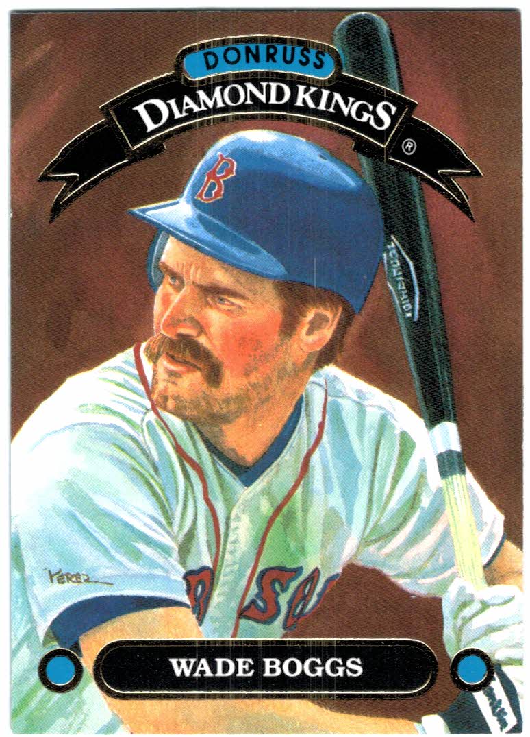  2021 Donruss Baseball Holo Blue #238 Wade Boggs Boston