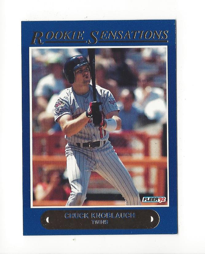1992 Fleer Rookie Sensations #10 Chuck Knoblauch