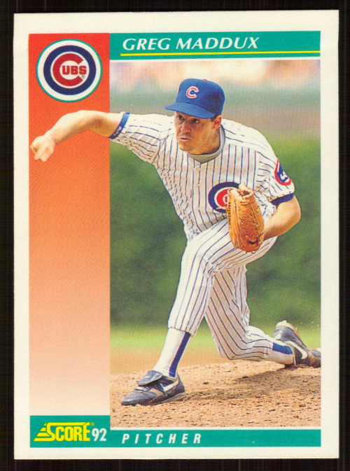 1990 Score #403 Greg Maddux - NM-MT