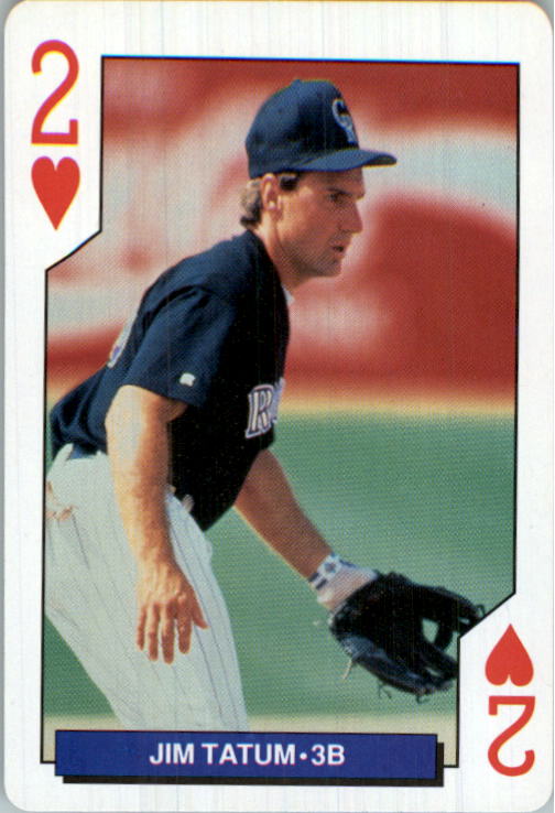 1993 Rockies U.S. Playing Cards #2H Jim Tatum