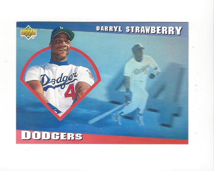 1993 Upper Deck Diamond Gallery #9 Darryl Strawberry