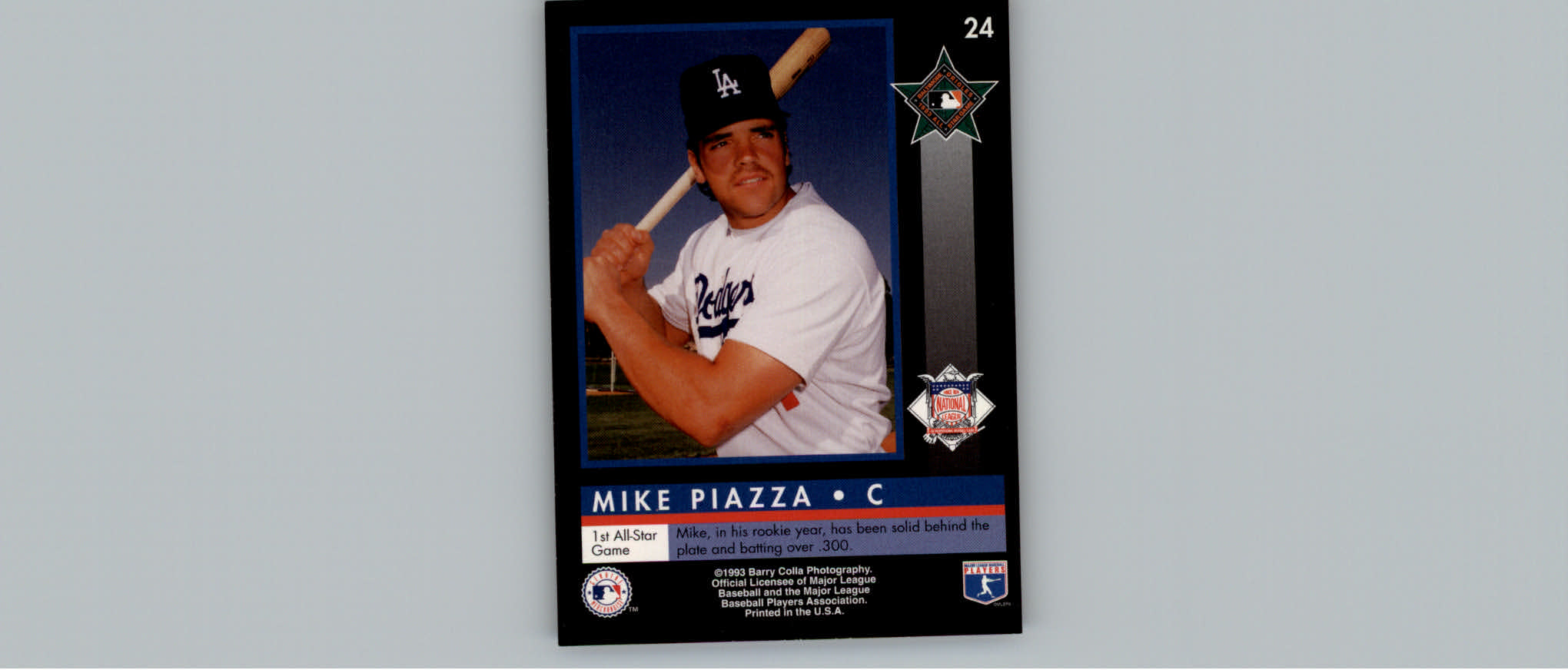 1993 Colla All-Star Game #24 Mike Piazza back image