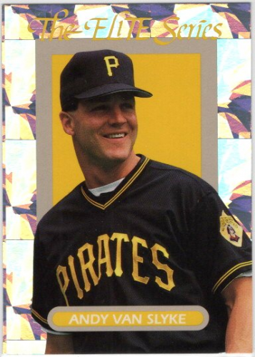 Andy Van Slyke autographed baseball card (Pittsburgh Pi