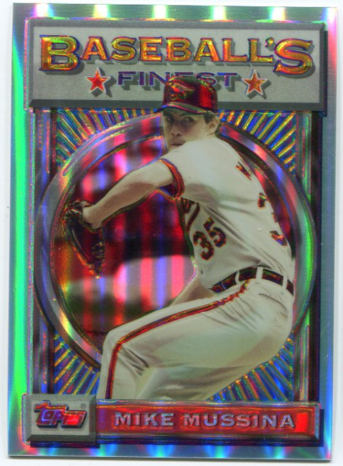 1993 Finest Refractors #157 Mike Mussina