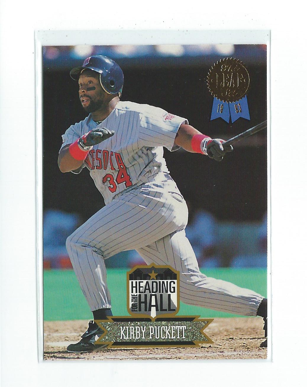 1993 Leaf Heading for the Hall #9 Kirby Puckett