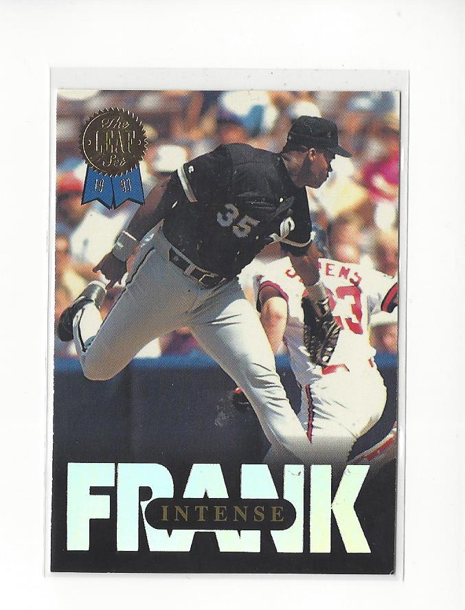 1993 Leaf Thomas #3 Frank Thomas/Intense
