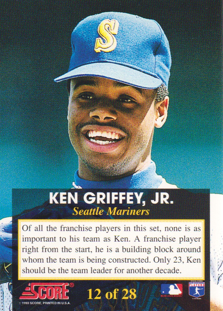 1993 Score Franchise #12 Ken Griffey Jr. - NM-MT