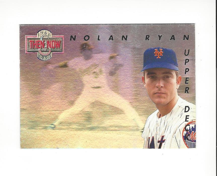 1993 Upper Deck Then And Now #TN5 Nolan Ryan