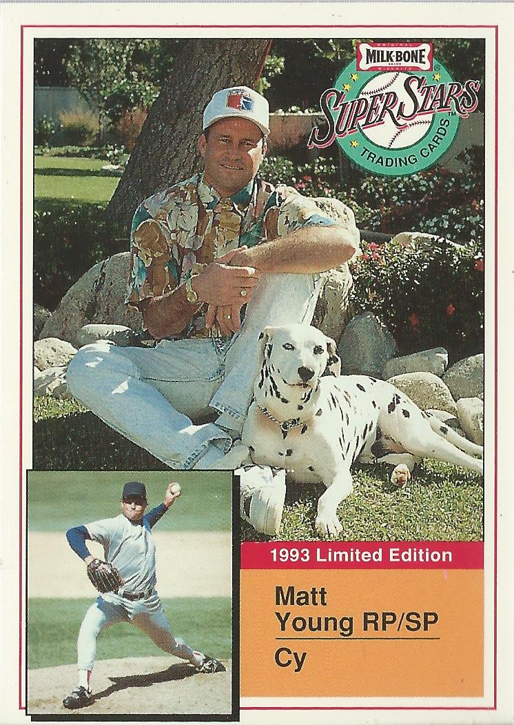 1993 Milk Bone Super Stars #9 Matt Young