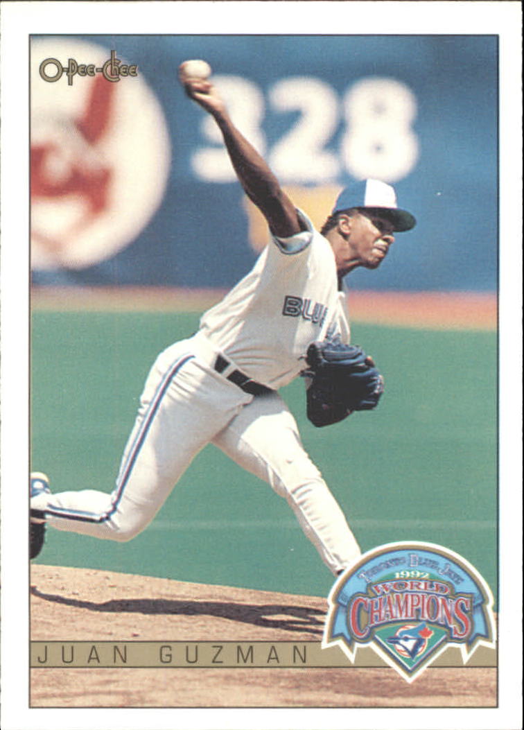 1993 (BLUE JAYS) O-Pee-Chee World Champions #6 Juan Guzman | eBay