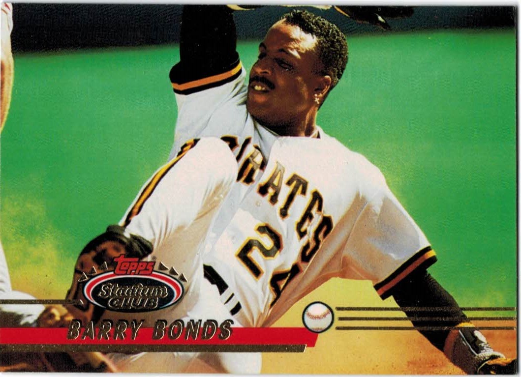  1992 Stadium Club Baseball Card #620 Barry Bonds