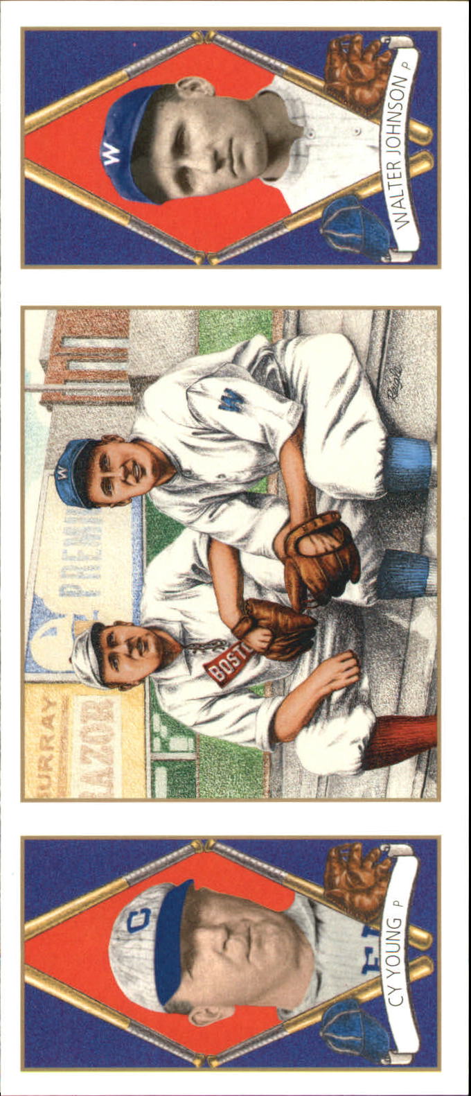 1993 Upper Deck All-Time Heroes #138 Cy Young/Walter Johnson