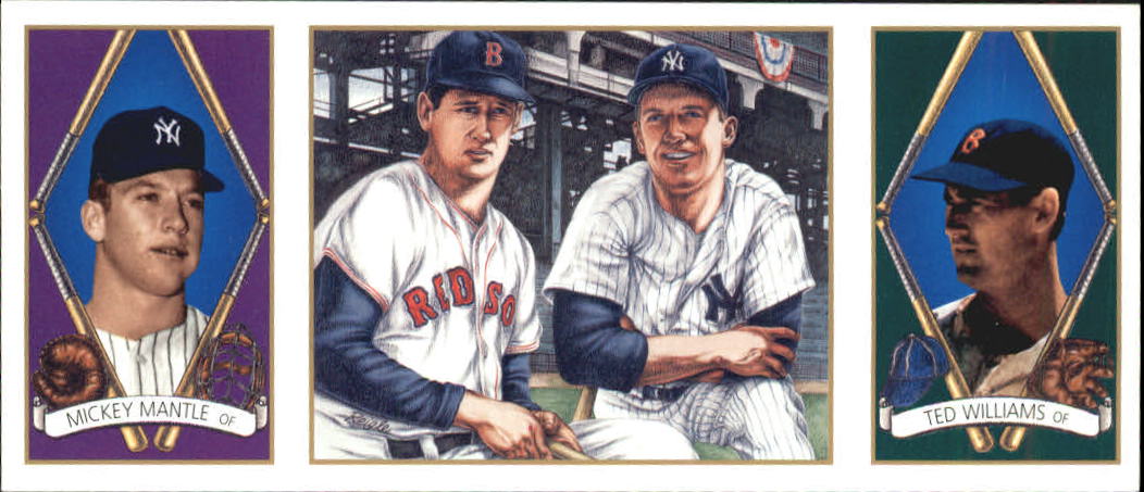 1993 Upper Deck All-Time Heroes Preview #1 Ted Williams/Mickey Mantle