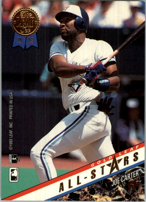 1993 Leaf Gold All-Stars #U9 J.Carter D.Justice