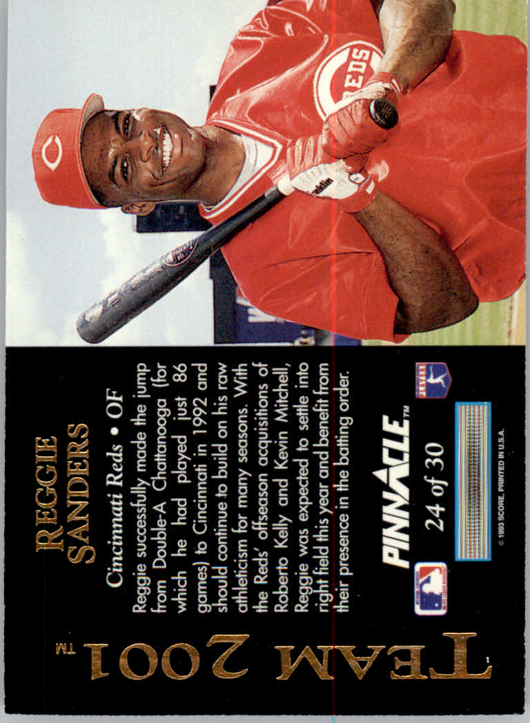1993 Pinnacle (Score) Baseball "Team 2001" Insert Cards - Picture 15 of 17
