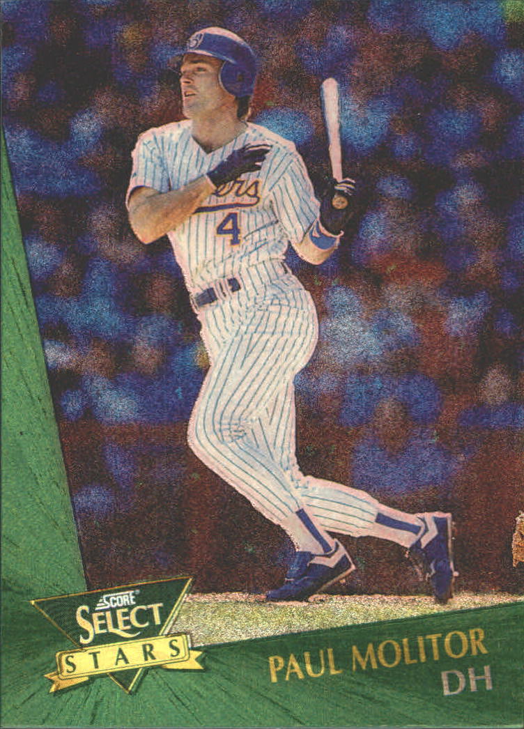 1993 Select Chase Stars #23 Paul Molitor