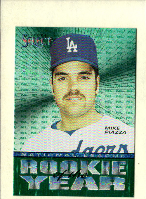 Mike Piazza 1993 NL Rookie Of The Year Signed Los Angeles Dodgers