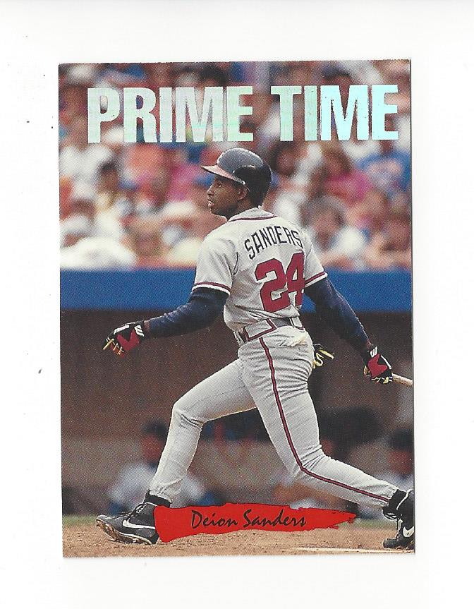 1993 Triple Play Nicknames #8 Deion Sanders/Prime Time