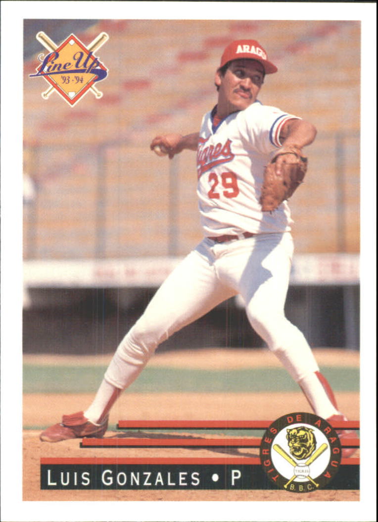1993-94 LineUp Venezuelan Baseball #43 Luis Gonzalez