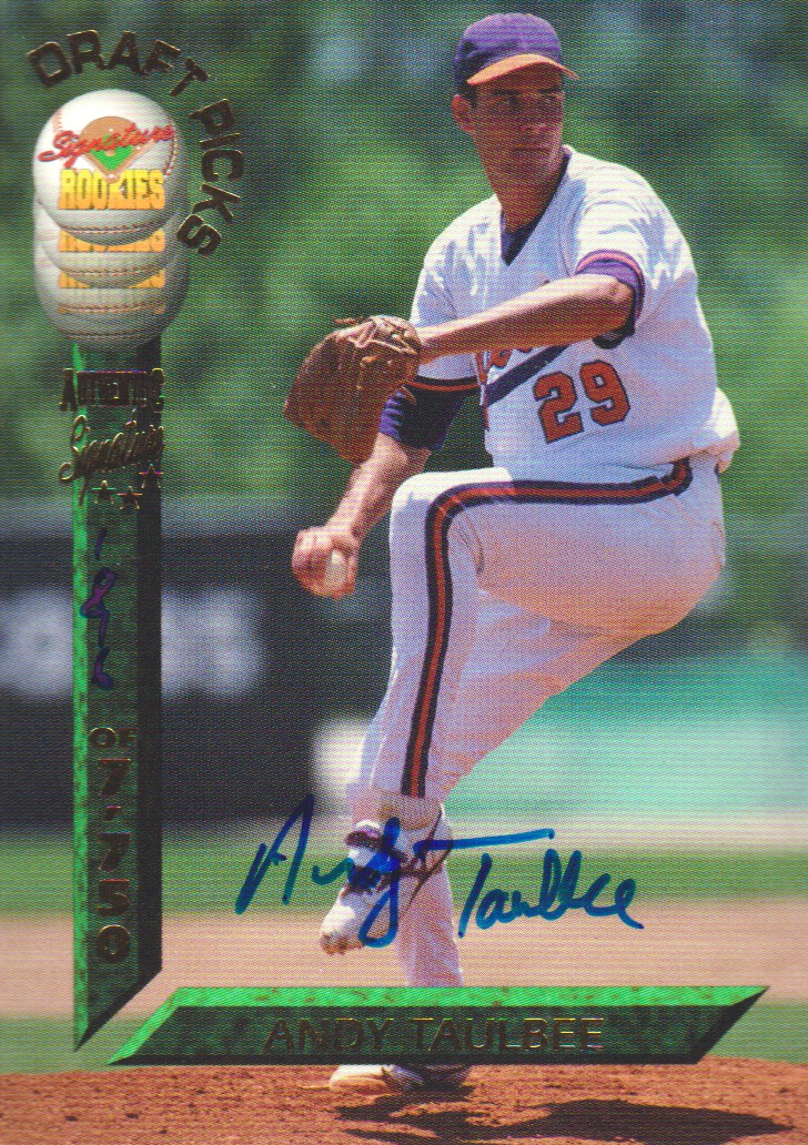 1994 Signature Rookies Draft Picks Signatures #51 Andy Taulbee
