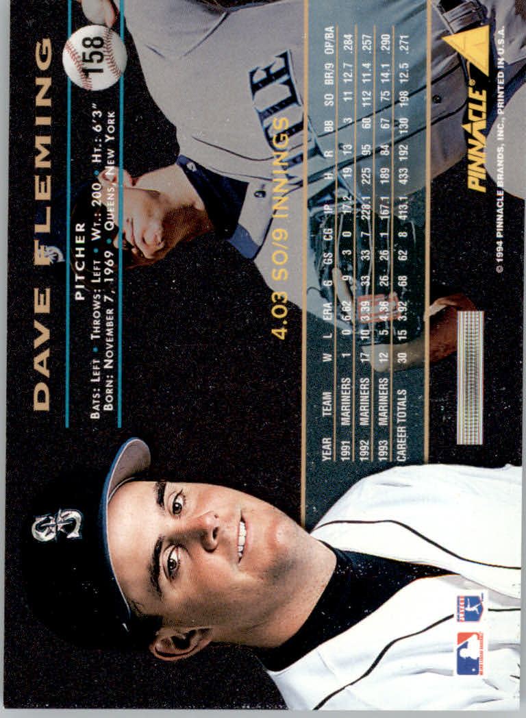 1994 Pinnacle Baseball "Artist's Proofs" Parallel Cards - Picture 19 of 61