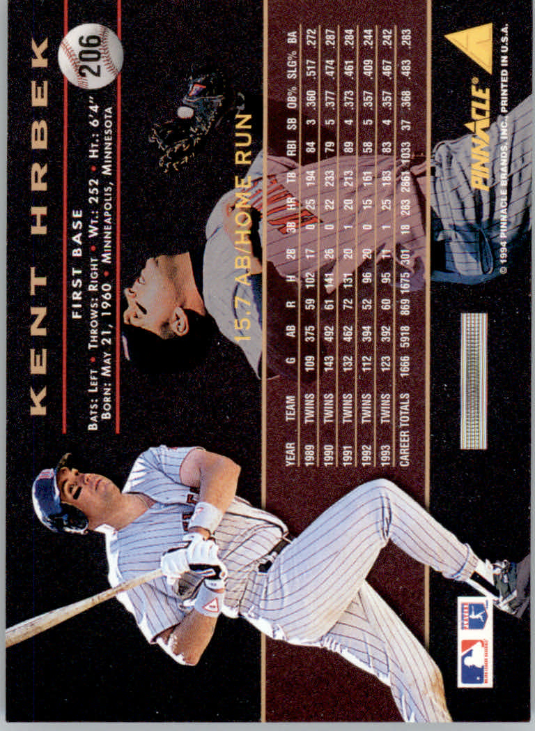 1994 Pinnacle Baseball "Artist's Proofs" Parallel Cards - Picture 23 of 61
