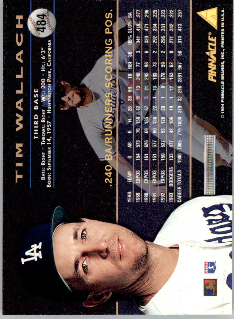 1994 Pinnacle Baseball "Artist's Proofs" Parallel Cards - Picture 55 of 61