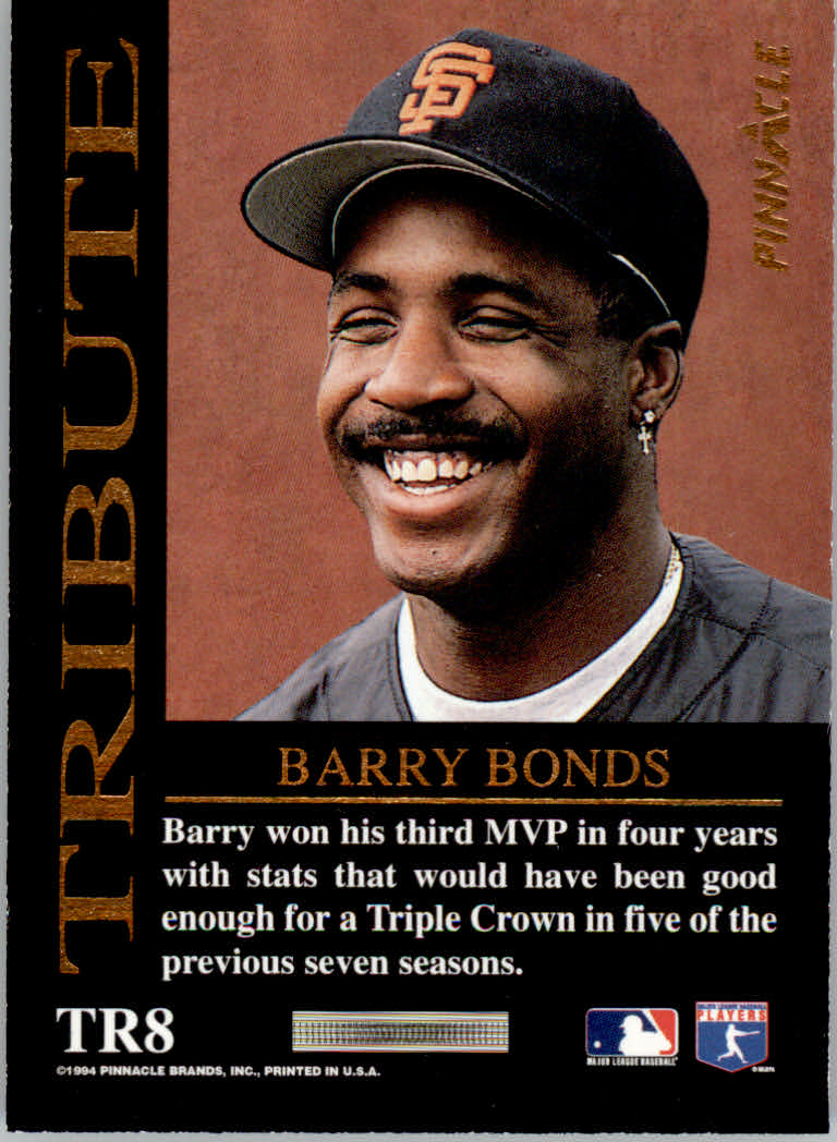 1994 Pinnacle Baseball "Tribute" Einsatzkarten - Bild 9 von 25
