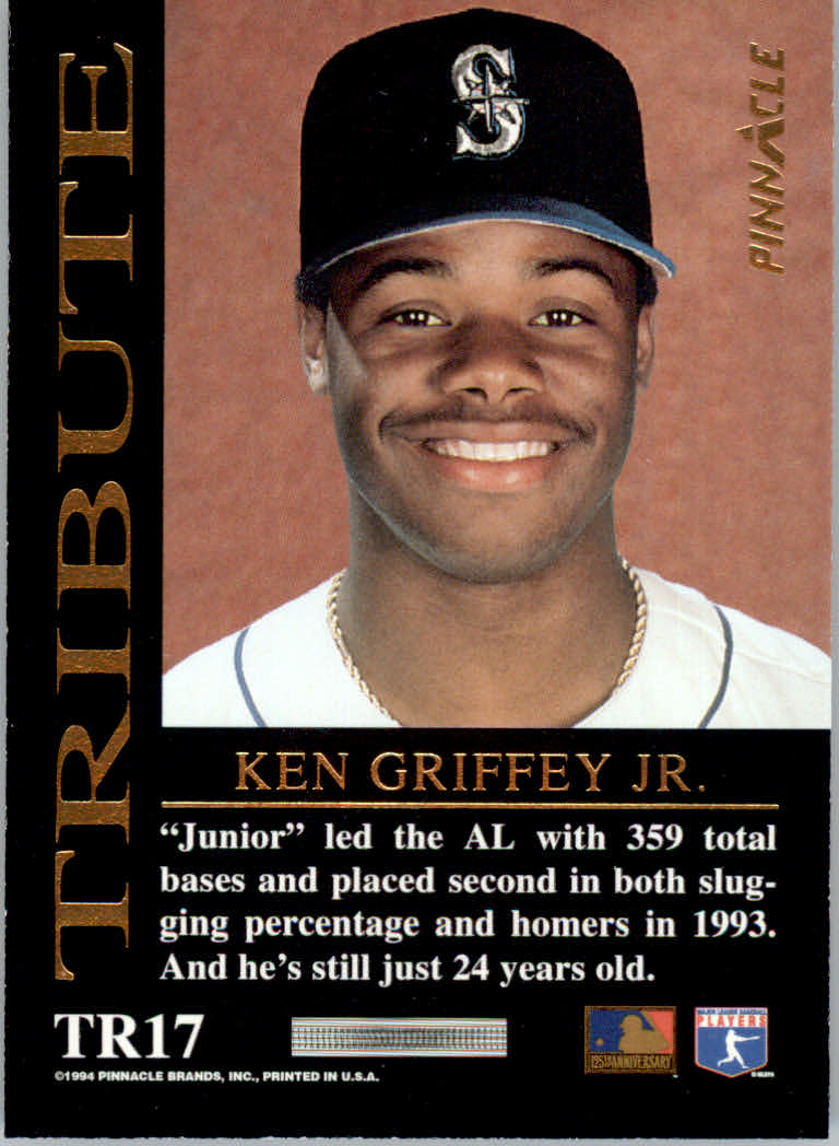 1994 Pinnacle Baseball "Tribute" Einsatzkarten - Bild 23 von 25